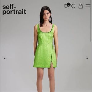 Self-Portrait Green Dress